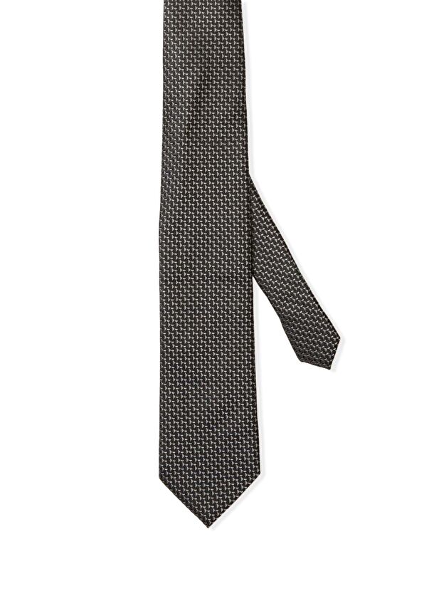 Beymen Club Grey micro jacquard tie - 1