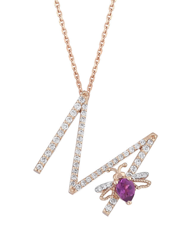 Bee Goddess Bee Kadın Altın Kolye - 1