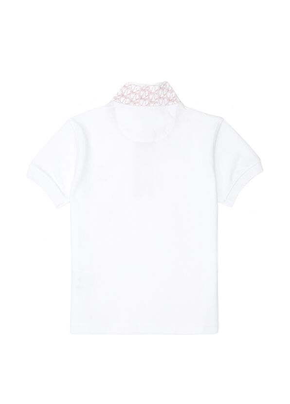 Beymen Club Beyaz Polo Yaka Logolu Unisex Çocuk T-shirt - 2