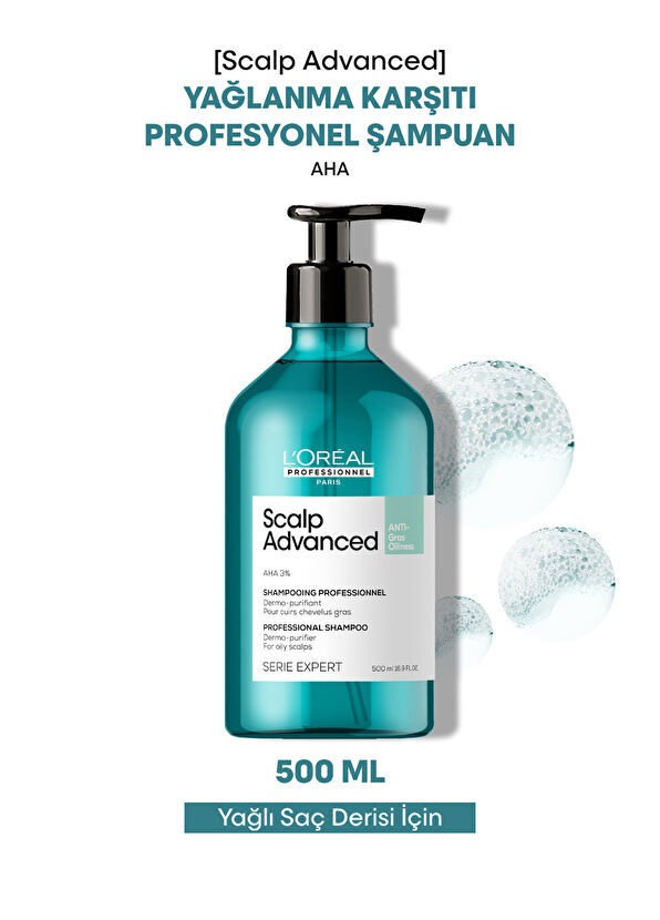 Loreal Professionnel Serie Expert Scalp Advanced Yağlanma Karşıtı Profesyonel Şampuan 500 ml - 2