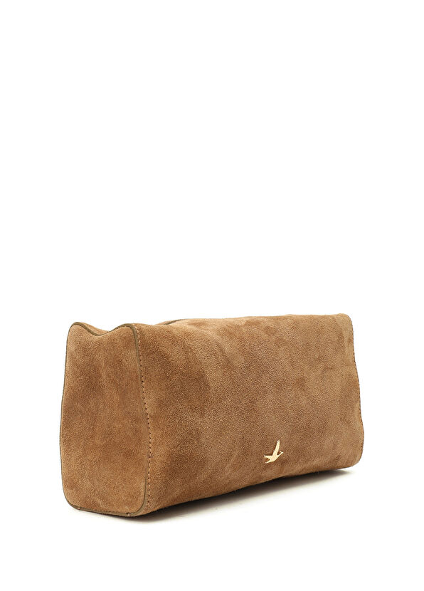 Beymen Club Camel Women's Suede Hand Clutch - 2