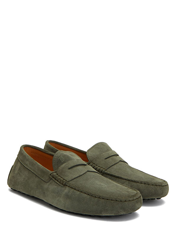 Gommino Yeşil Erkek Deri Loafer - Görsel 3