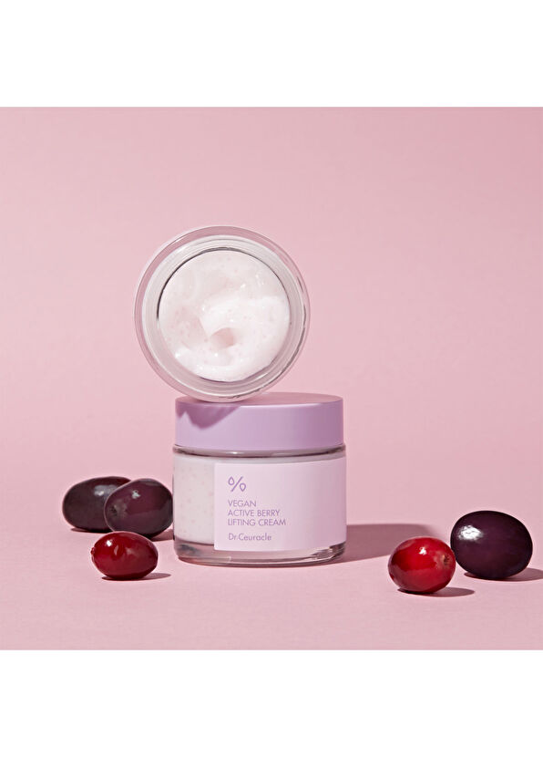 Dr. Ceuracle Vegan Active Berry Lifting Cream İnce Çizgi ve Kırışıklık Karşıtı Lifting Etkili Resveratrollü Yüz Kremi 75 gr - 2