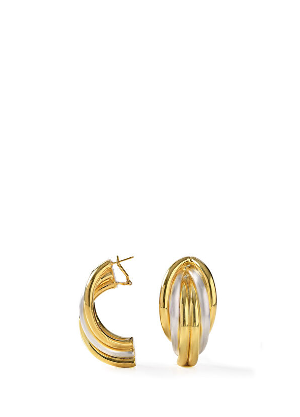 Esra Canikligil Renewal Huge Pipe Kadın Gümüş Küpe - 3