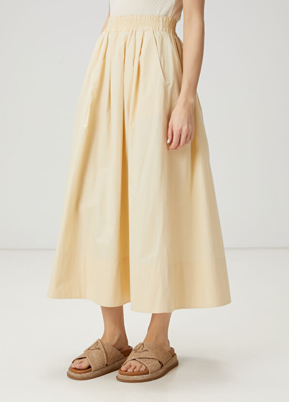 Beymen Club Krem Midi Etek - 4