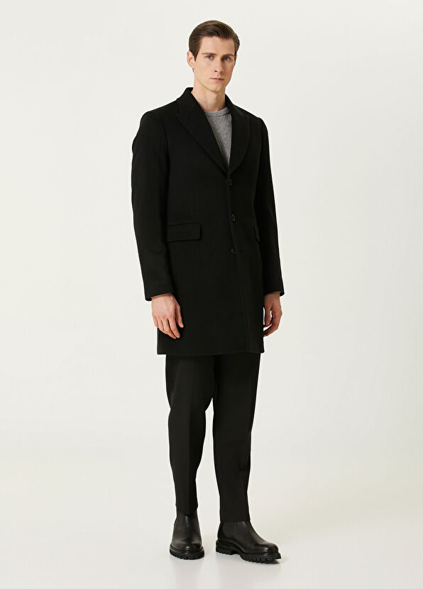 Paul Smith Siyah Yün Palto - 2