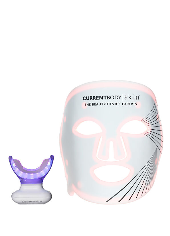 CurrentBody Skin Yaşlanma Karşıtı LED Yüz Maskesi + LED Diş Beyazlatma Kiti Cihazı - 1