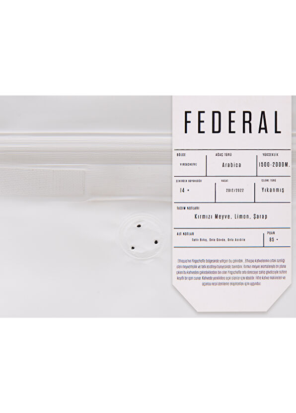 Federal Coffee Ethiopia Yirgacheffe Bean Coffee 250 gr - 4