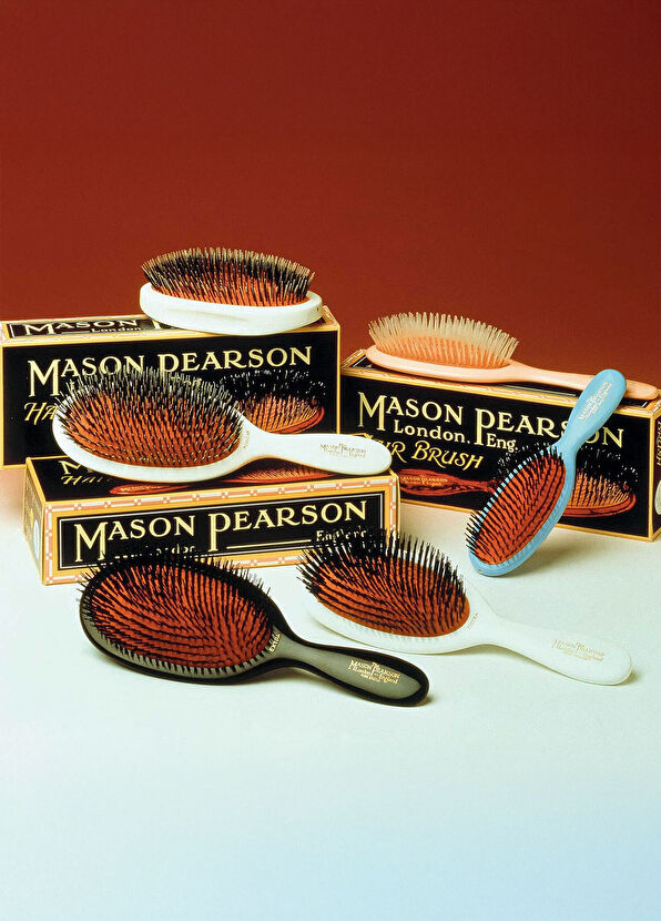 Mason Pearson Small Extra Boar Bristle B2 Ivory Saç Fırçası - 3