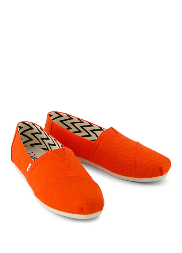 Toms 10021933 Classic Heritage Kırmızı Kanvas Kadın Espadril - 2