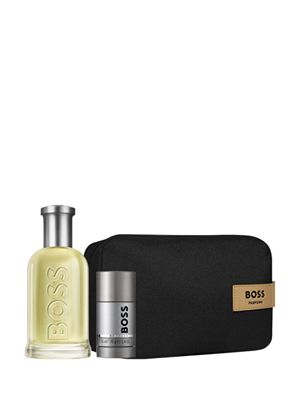 Boss Bottled EDT 200 ml + Bottled Deodorant Stick 75 ml + Çanta Erkek Parfüm Seti - 1