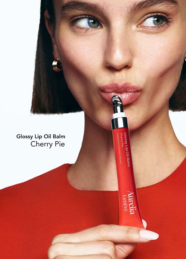 Aurelia Genève Cherry Pie Glossy Lip Oil Balm - 4