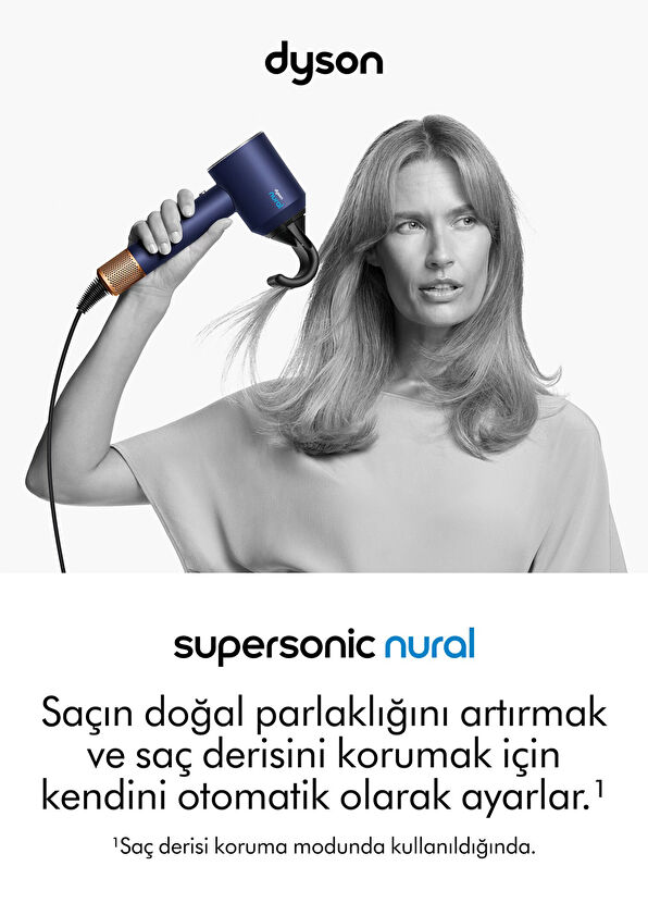 Dyson Supersonic Nural™ Saç Kurutma Makinesi (Prusya mavisi/Parlak bakır) - 2