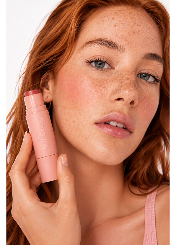Dora Joy Blend Joy Lip & Cheek Multi 03 Dewy Dusty Rose Stick Allık - 4
