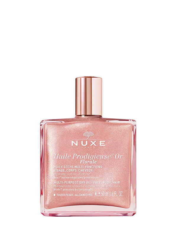 Nuxe Floral Dry Oil for Face, Body and Hair 50 ml + Body Massage Brush - 1