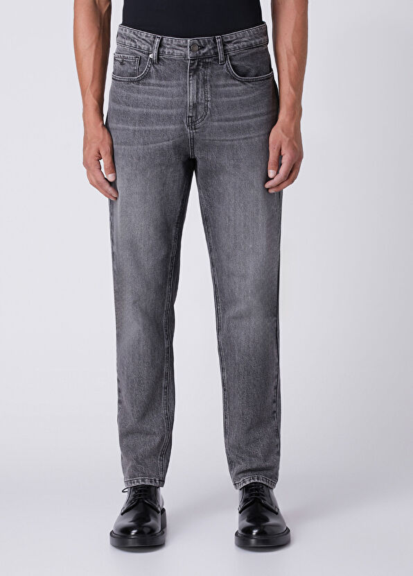 Beymen Club Tapered Fit Gri Açık Yıkama Lycralı Jean Pantolon - 2