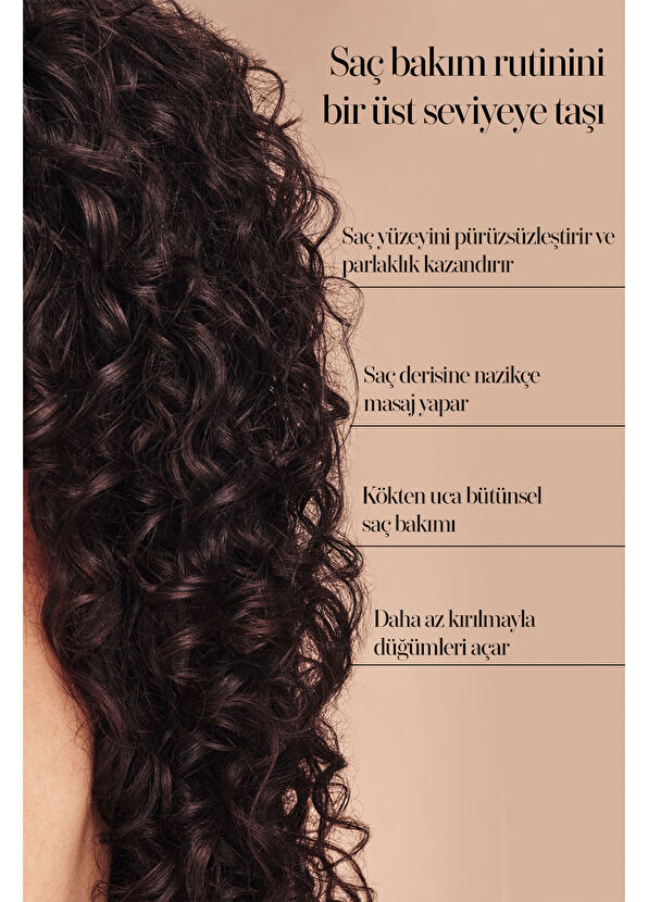 Tangle Teezer Complete Carebrush Antrasit Kıvırcık ve Bukleli Saçlar için Saç Fırçası Tarak - 4