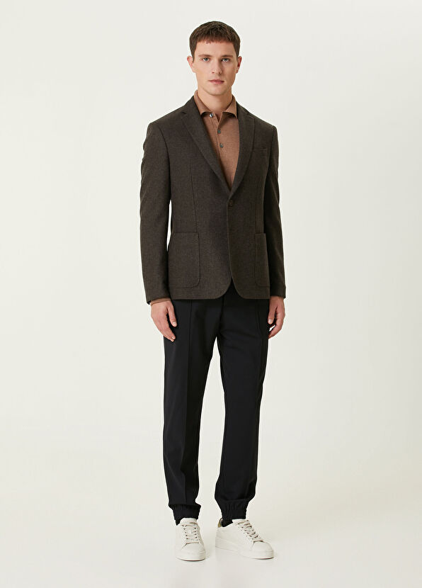 Paul Smith Lacivert Yün Pantolon - 1