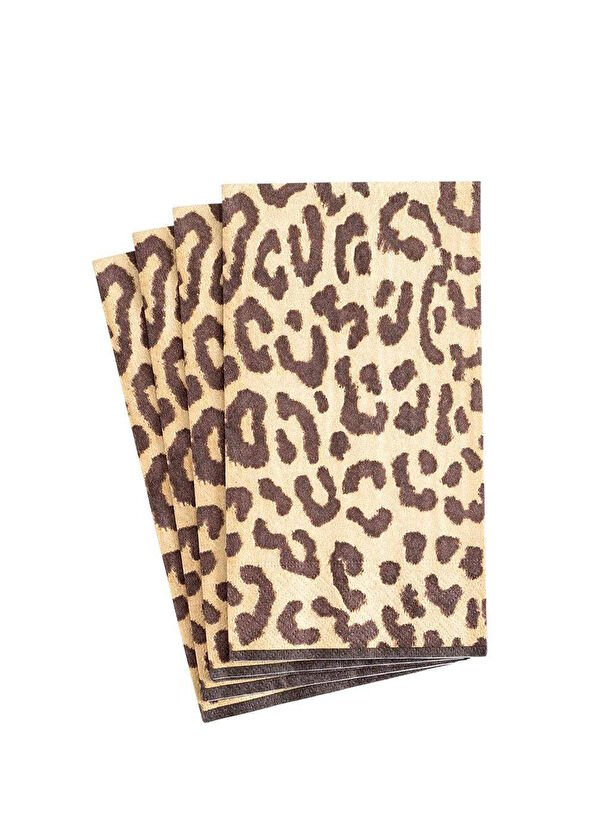 Caspari Zanzibar Paper Guest Towel Desenli 15'li Servis Peçetesi Seti - 2