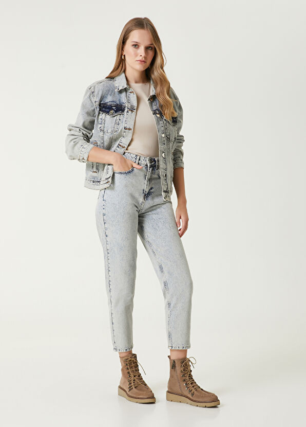 Beymen Club Mom Fit Blue Jeans - 1