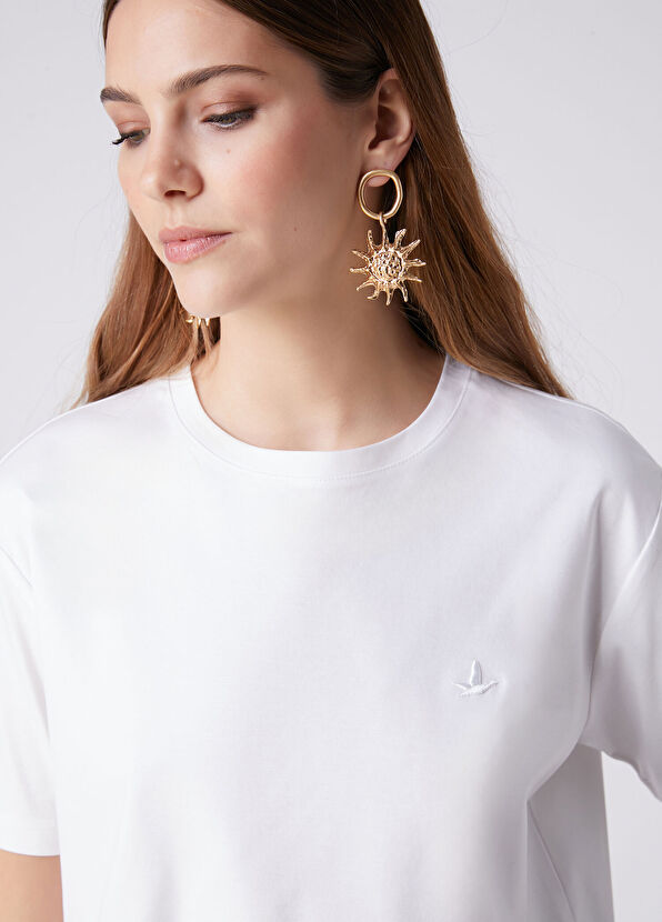 Beymen Club Gold Sun Women's Earrings - 2