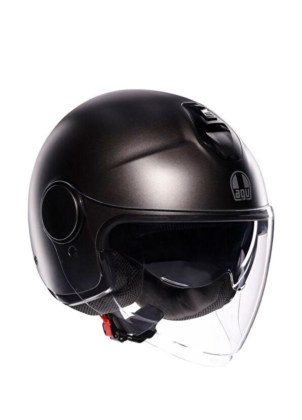 Agv Eteres Mono Matt Asfalto Gri Açık Motosiklet Kaskı - 1