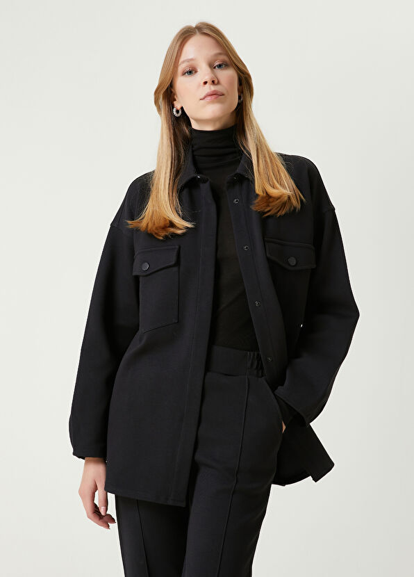 Beymen Club Black Shirt Form Sweatshirt - 1