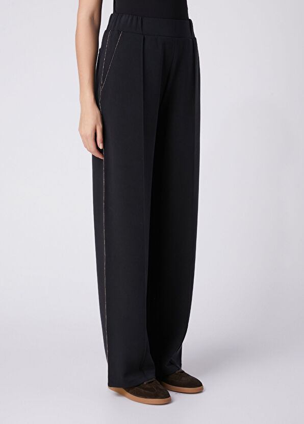 Beymen Club Black Chain Detailed Modal Sweatpants - 4