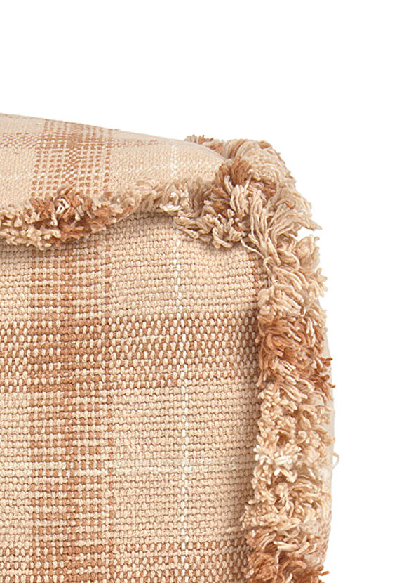 Lorena Canals Tartan Pouf Rose Children's Room Pouf - 3