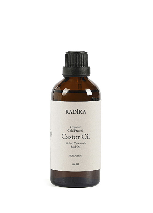 Radika Aromatherapy Castor Oil Organic Cold Pressed Carrier Hair and Skin Care Oil 100 ml - 1