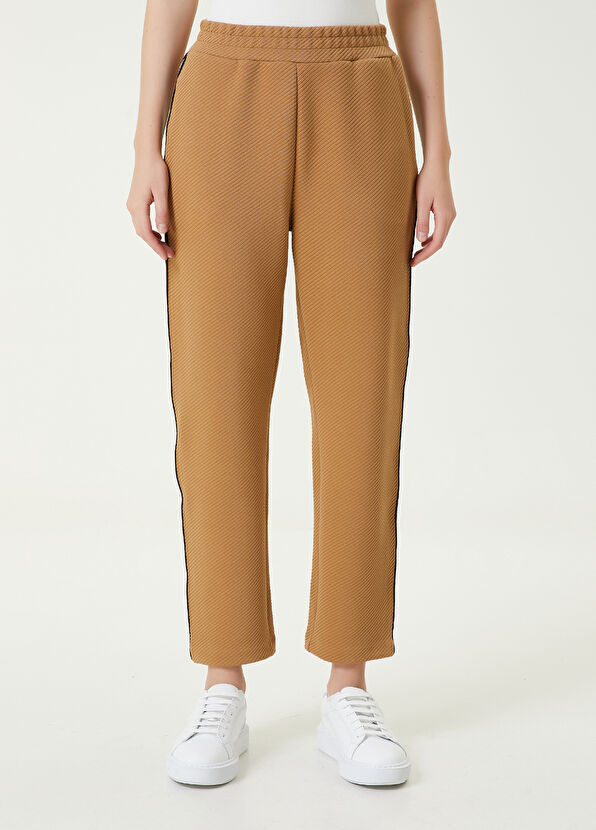 Beymen Club Camel Striped Tracksuit Pants - 2