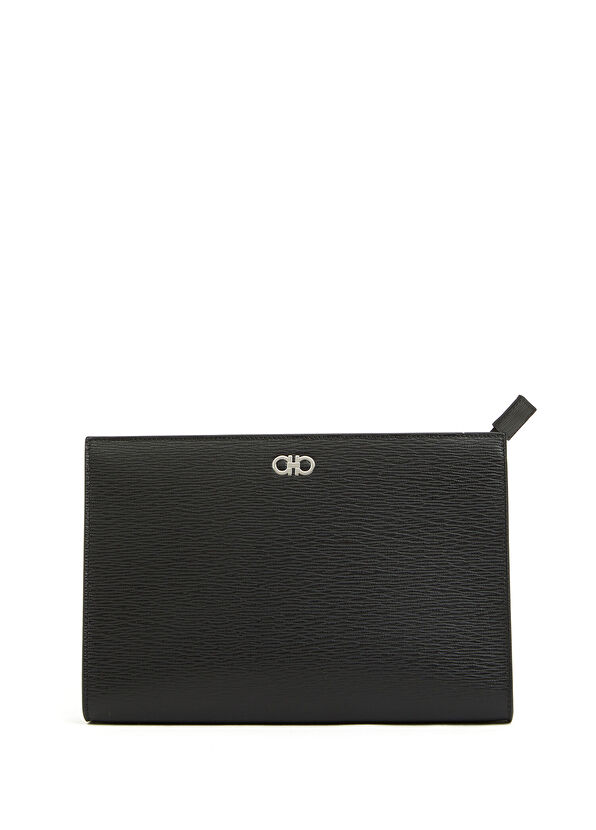 Siyah Erkek Deri El Portföyü - Görsel 2