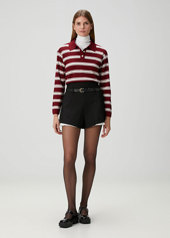 Sandro Servane Black Shorts - 1