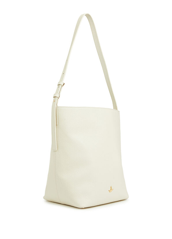 Beymen Club Flotter Ekru Kadın Deri Omuz Çantası - 2