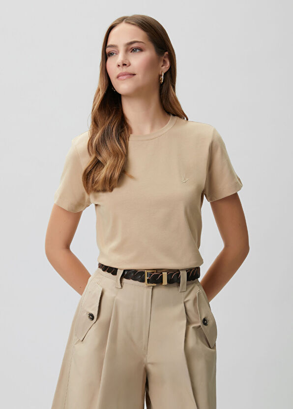 Beymen Club Vizon Dökümlü T-shirt - 1