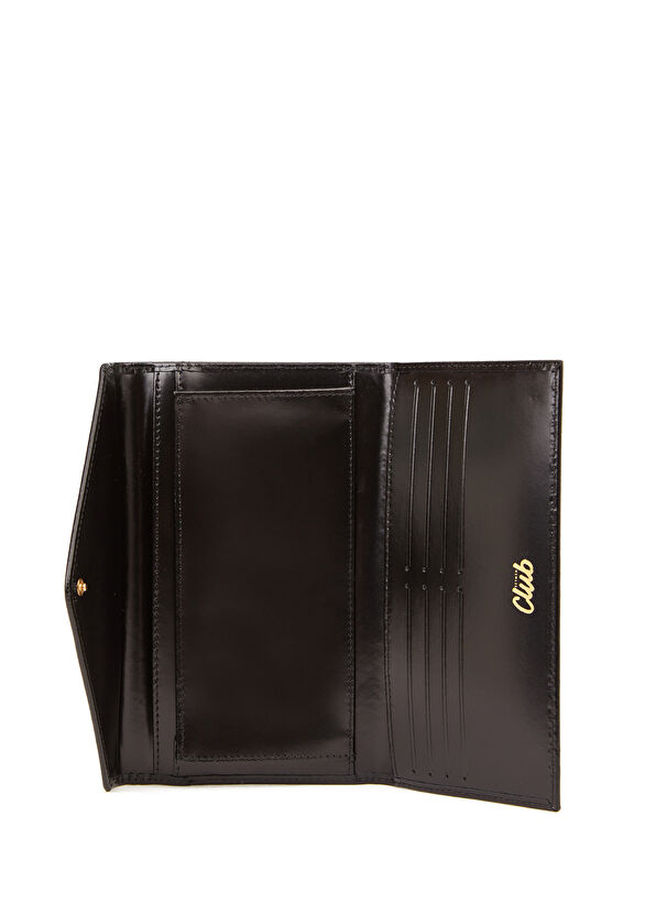 Beymen Club Milano Siyah Logolu Kadın Deri Cüzdan - 3