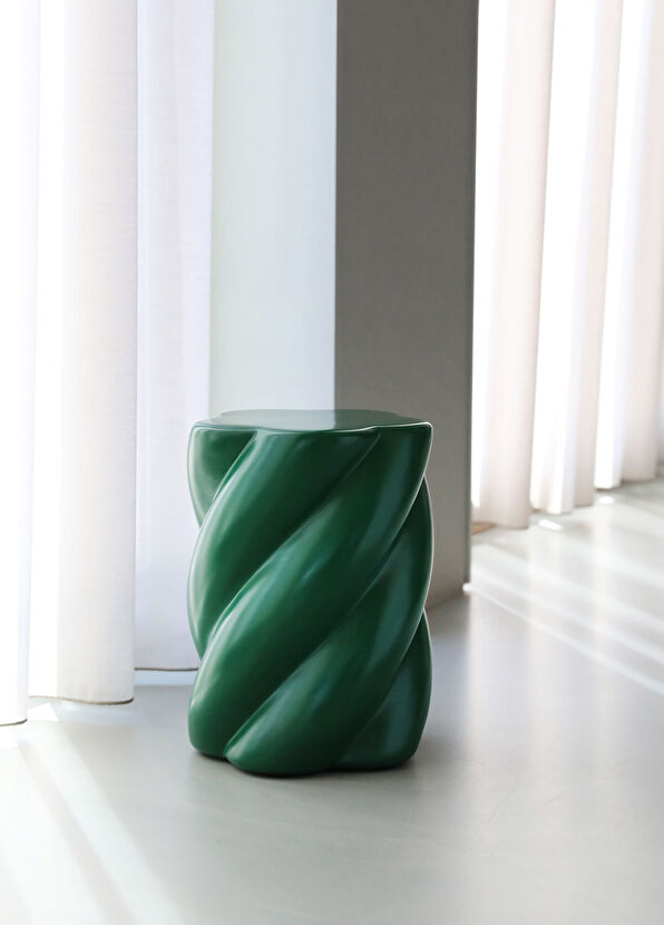 KLEVERING Marshmallow Figürlü Yeşil Tabure - 2