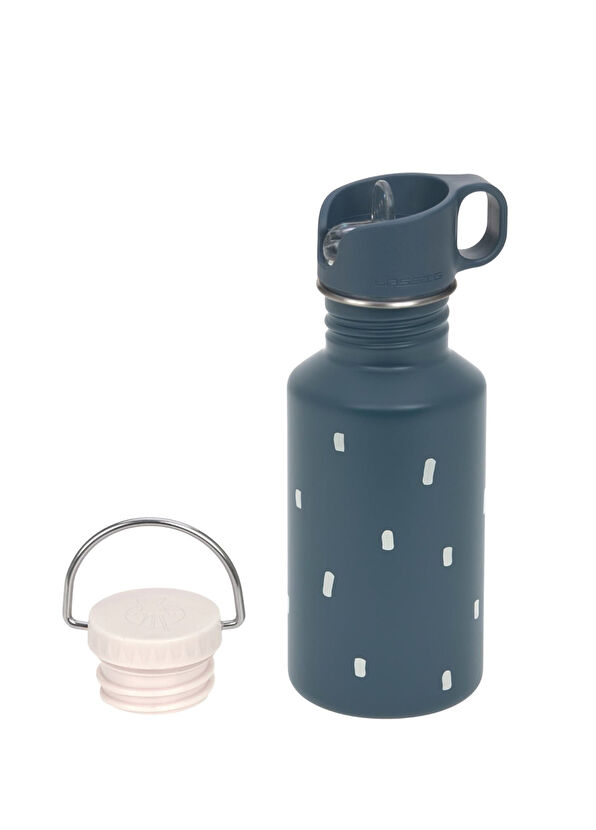 Lassig Happy Prints Midnight Blue Steel Children's Drinker Flask 500 ml - 1