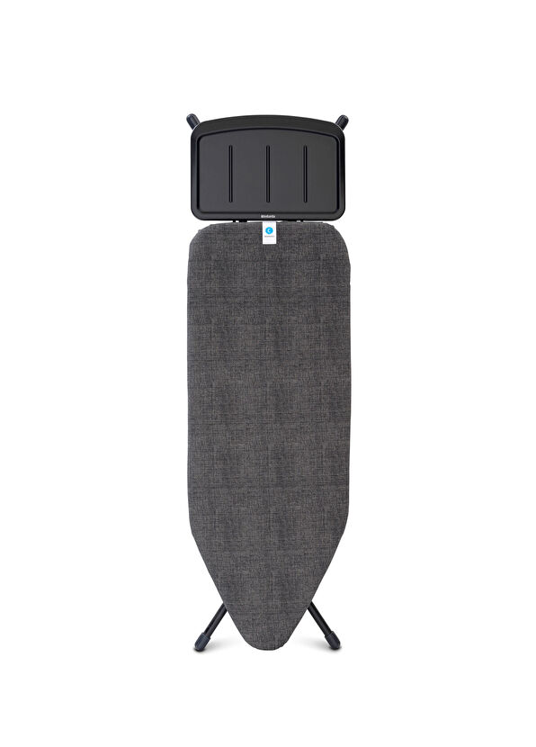 Brabantia Steam Boiler Stand Denim Black Patterned Ironing Board - 1