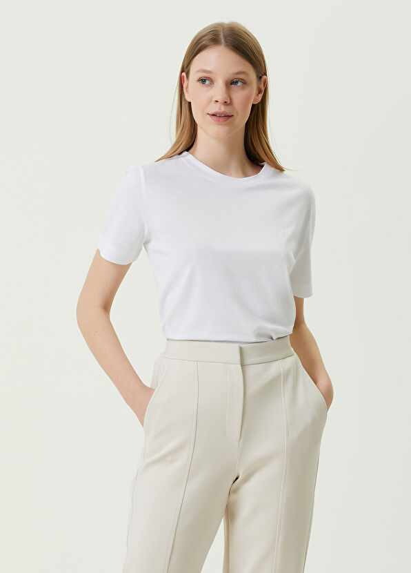 Beymen Club Kırık Beyaz Logolu T-shirt - 3