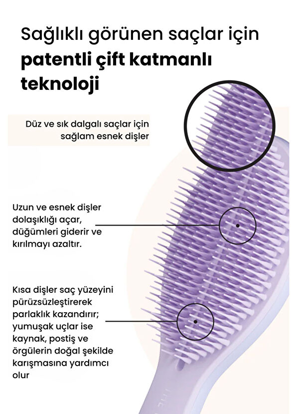 Tangle Teezer The Ultimate Styler Dry Lilac Cloud Hair Brush - 2