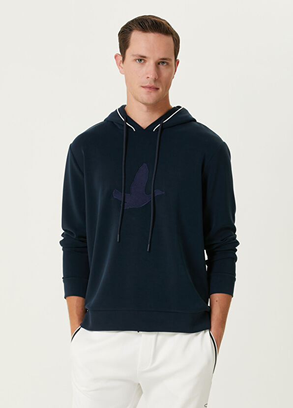 Beymen Club Lacivert Kapüşonlu Sweatshirt - 1