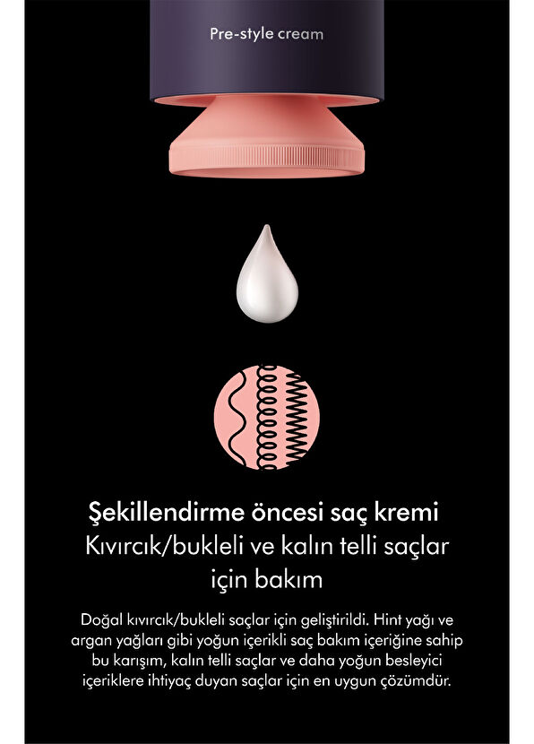 Dyson Chitosan™ Şekillendirme Öncesi Saç Kremi (Kıvırcık/Bukleli ve Kalın Telli Saçlar 100 ml) - 2