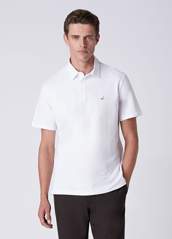 Beymen Club Comfort Fit Beyaz Polo T-shirt - 2