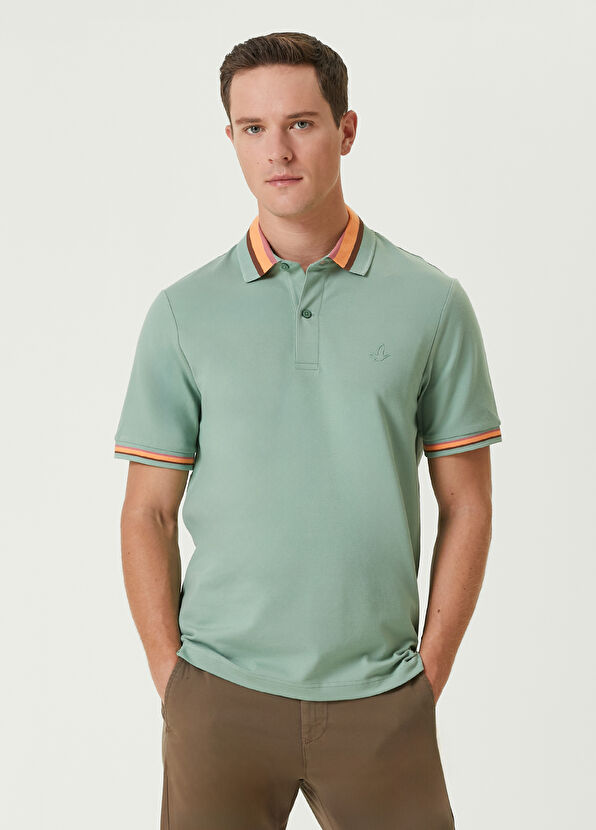 Beymen Club Comfort Fit Polo Yaka Colorblocked Detaylı T-shirt - 1