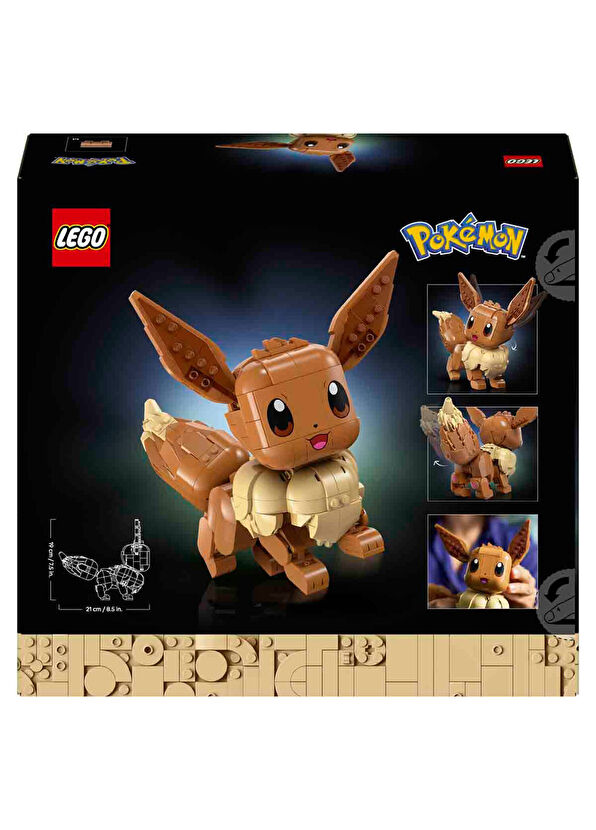 Lego Pokémon Eevee 587-Piece Age 18+ Building Toy with Posable Figure - 4