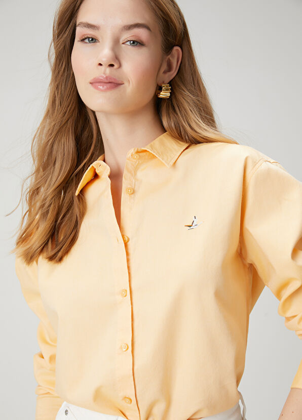 Beymen Club Orange Oxford Shirt - 2