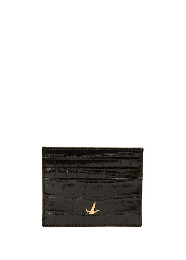 Beymen Club Siyah Krokodilli Kadın Deri Kartlık - 1