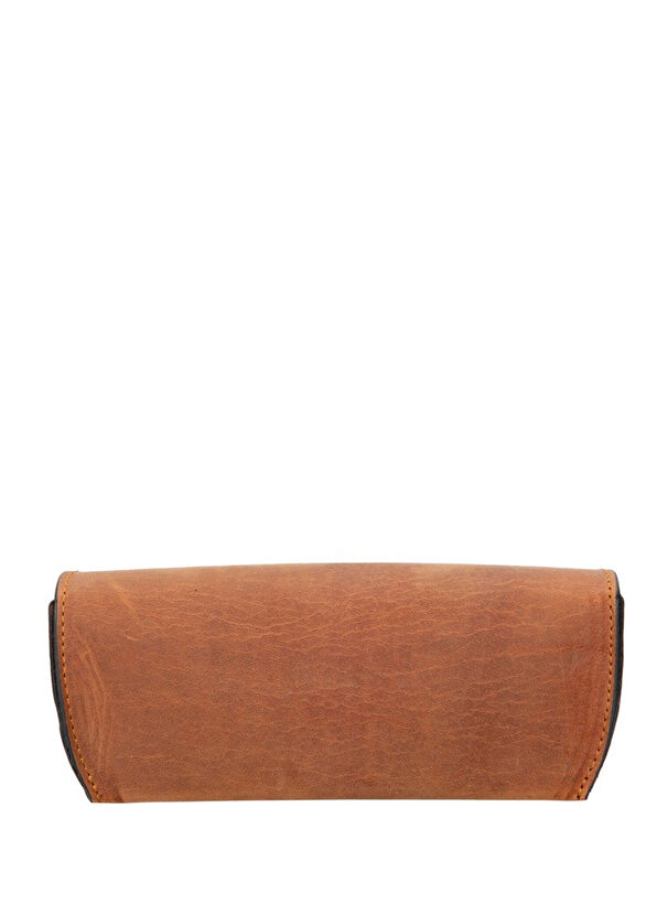 Bloominbag Capri Saddle Brown Kahverengi Deri Unisex Gözlük Kılıfı - 2