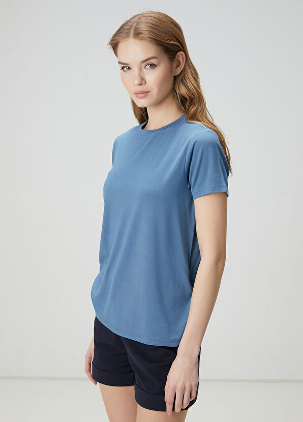 Beymen Club Mavi Modal T-shirt - 1